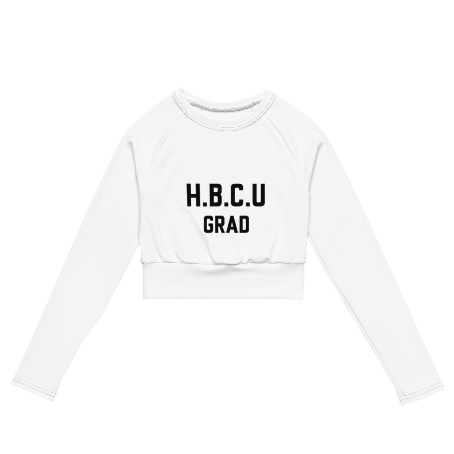HBCU Grad - Long-sleeve Crop Top